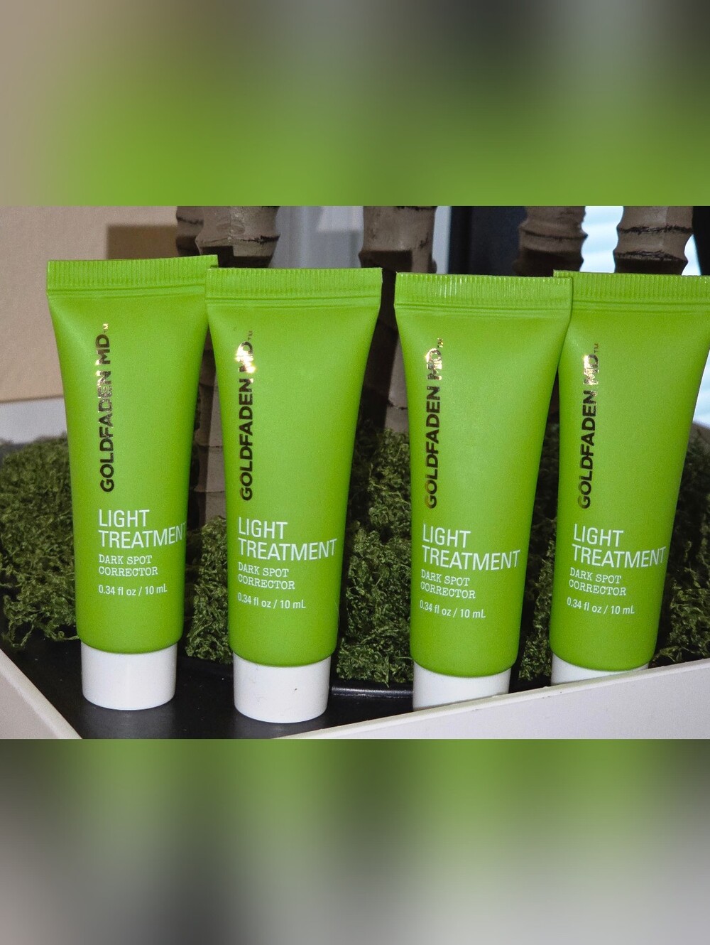 4xGoldfaden MD Light Treatment Dark Spot Corrector 10ml 0.34 fl oz New